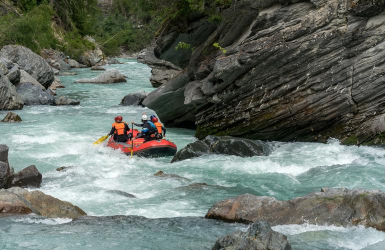 Rafting on the Inn River