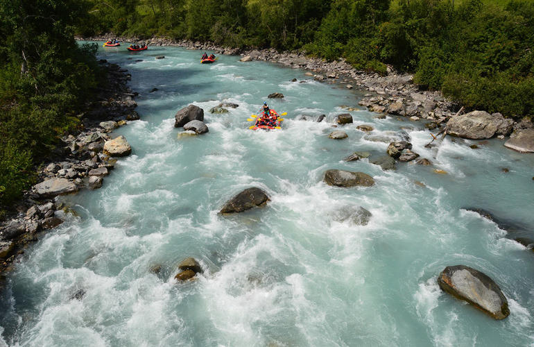 Rafting on the Inn River