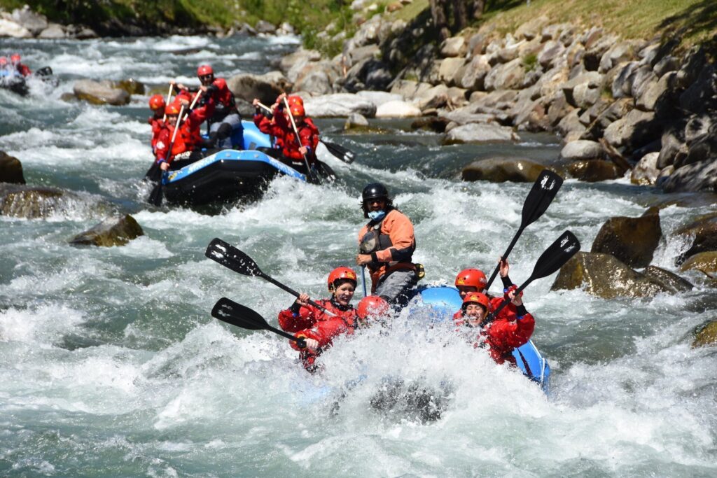 Rafting on the Noce River